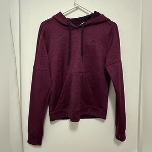 Adidas Women's Maroon Hoodie